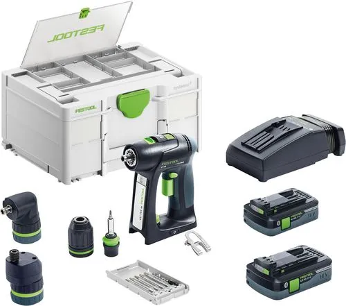 Festool Akku borr-/skruvdragare C 18 HPC 4,0 I-Set