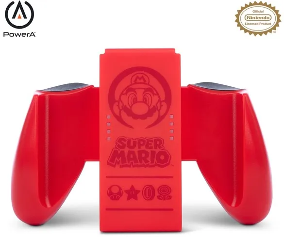 PowerA Joy-Con Comfort Grip till Nintendo Switch - Super Mario röd - Controller - Nintendo Switch