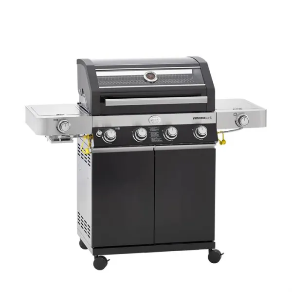 Rösle BBQ gasgrill - Videro G4-s - 4 huvudbrännare