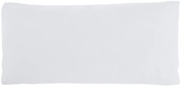 LAFORMA Dulcia kudde - silikon ihåliga fibrer, vit bomull (30x60)