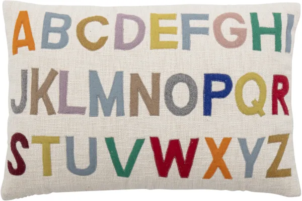 BLOOMINGVILLE MINI Lexi Kudde, Natur, Bomull, L60xW40 cm