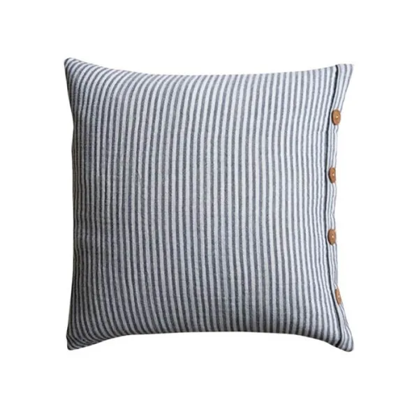 Pagunette Prydnadskuddar - Stripey Cover - str. 50x50 cm. - Black