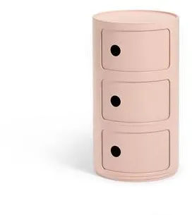 Kartell Componibili 3 Skåp Bio Rosa